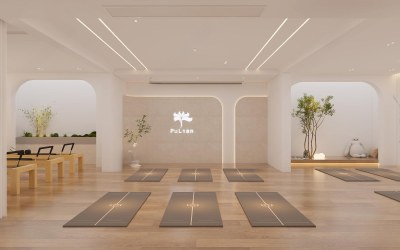 现代瑜伽室3D模型下载